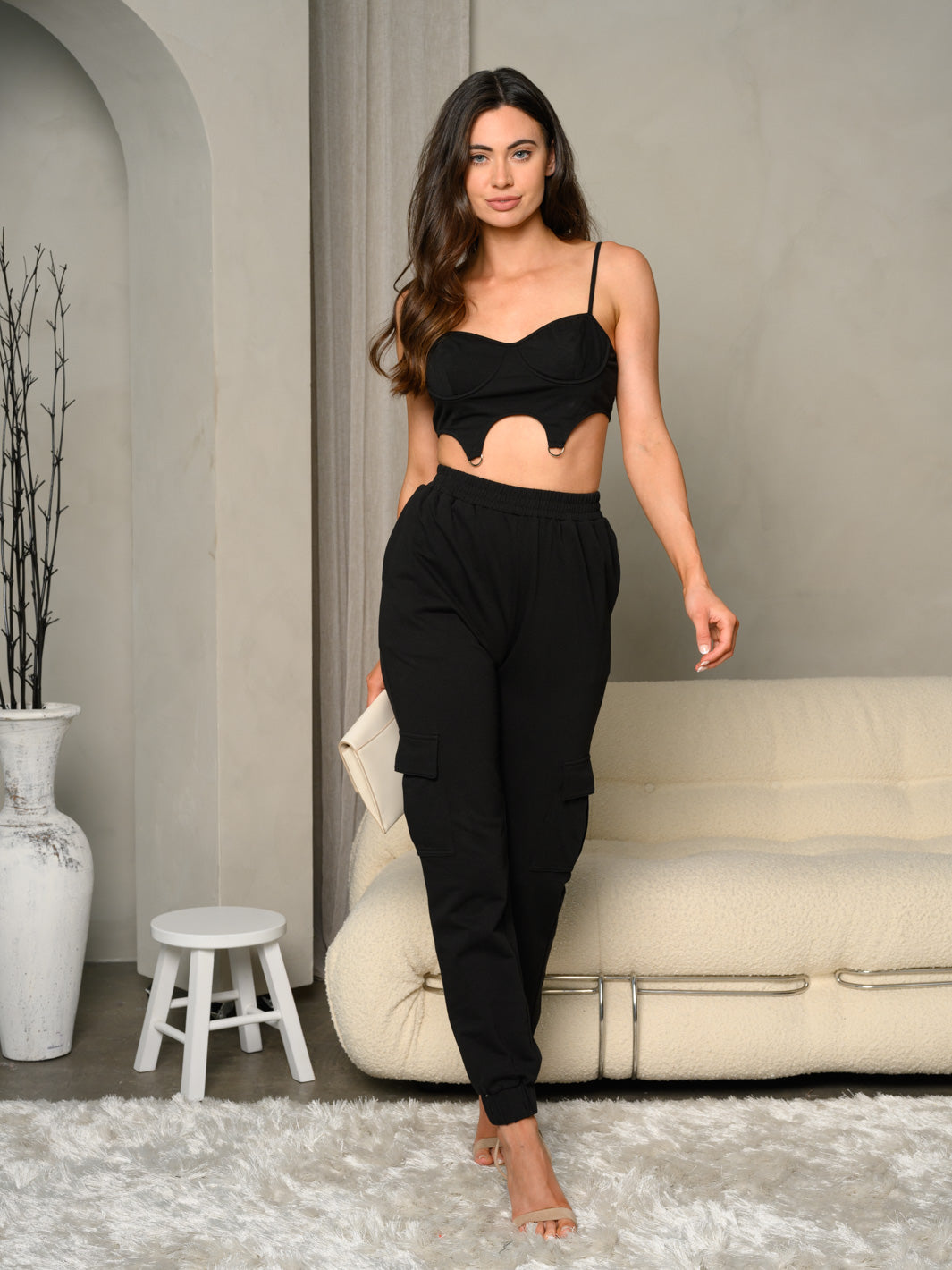 WOMEN'S 2PC BRALETTE & PANTS SET
